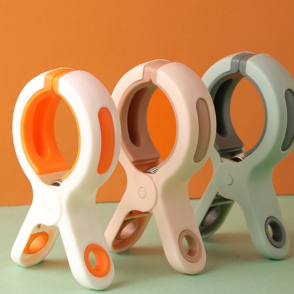 6Pcs Colored Heavy-duty Plastic Clothespin with -drying Clothespin