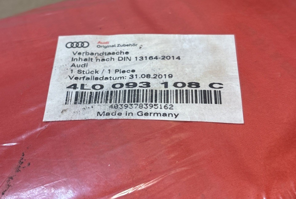 Audi First Aid Kit 13164 In Packaging
