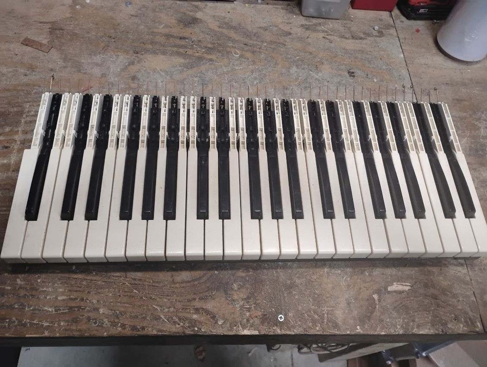 Vintage Organ Keys 44 Note 3.5 Octave Set! MAKE OFFER!