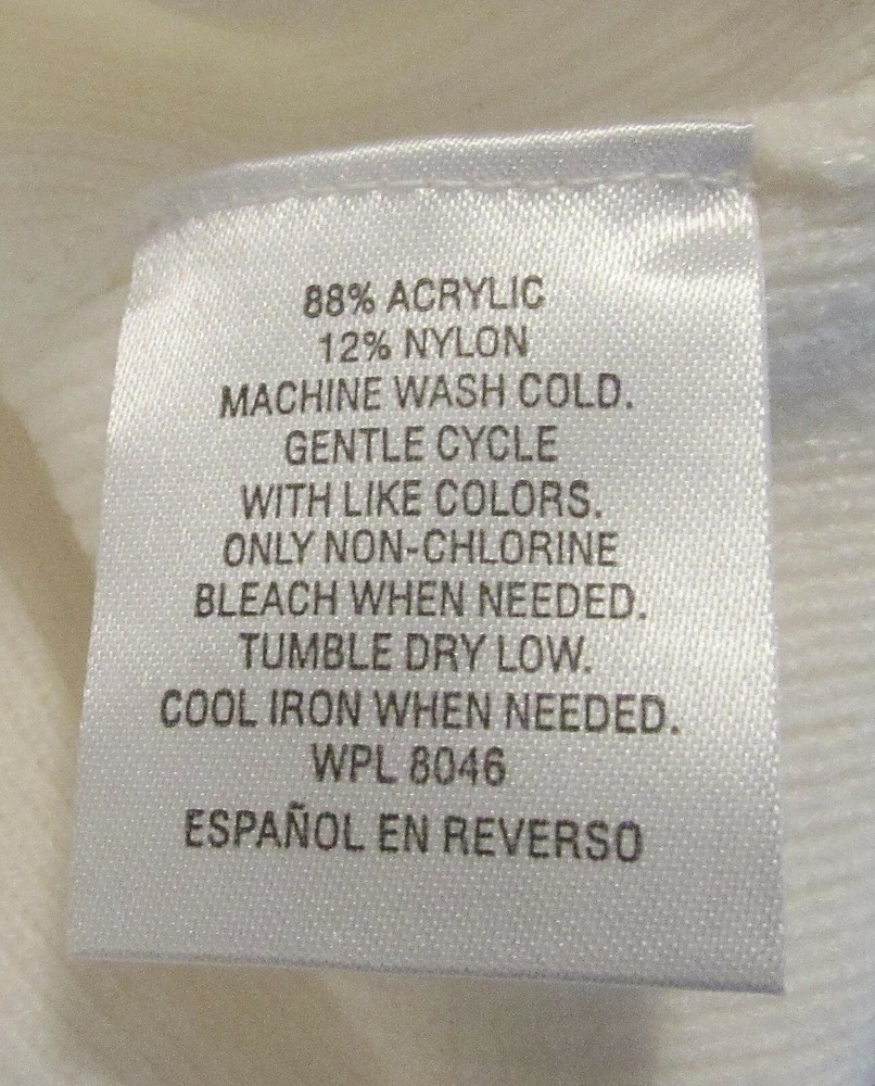 JM Collection Size XL Beige Ribbed Trim Soft Pullover Sweater