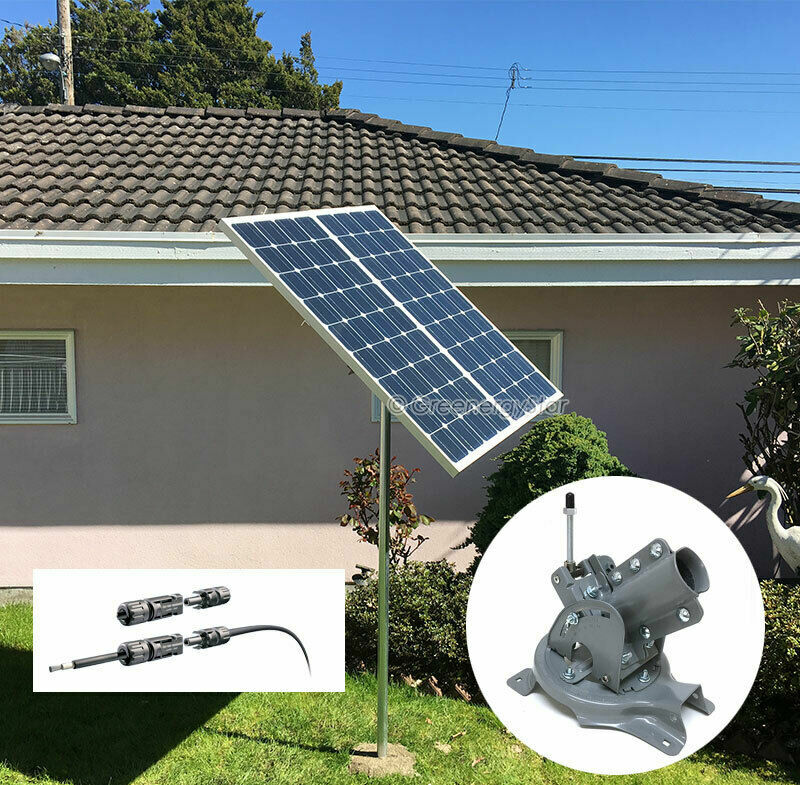 Adjustable Universal Mount Fit 50W/100W/200W Solar Panel Mounting