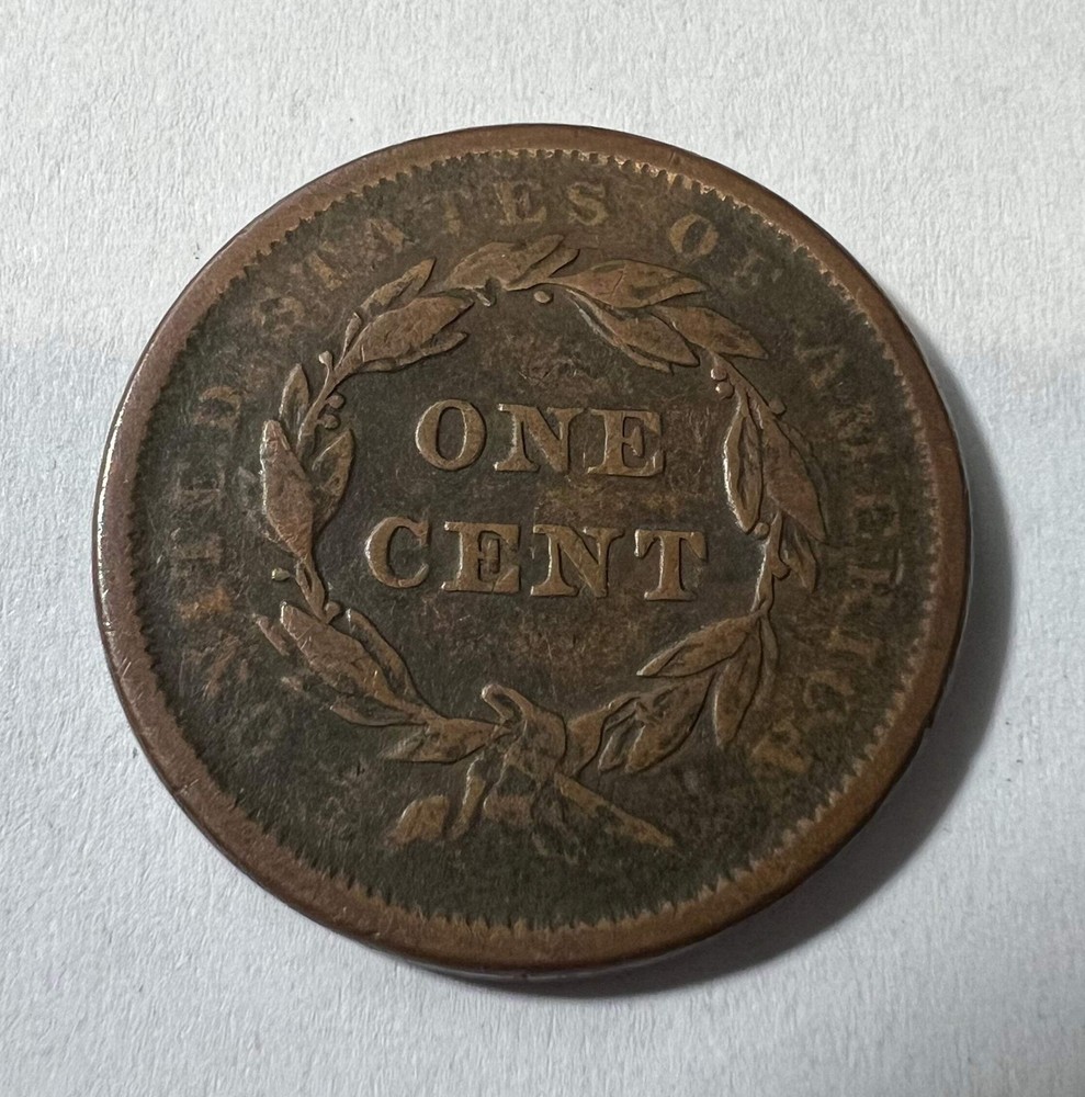 1839 Coronet Head Large Cent