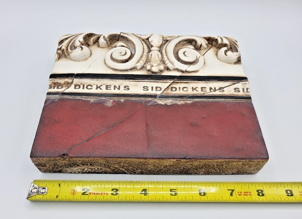 Sid Dickens T-162 Pentimento Memory Block Red Book Wall Art Tile Retired