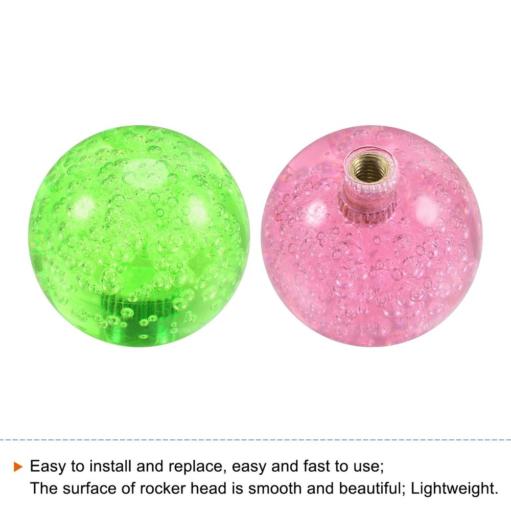 Top Handle Ball Head Joystick M6 Pink/Green