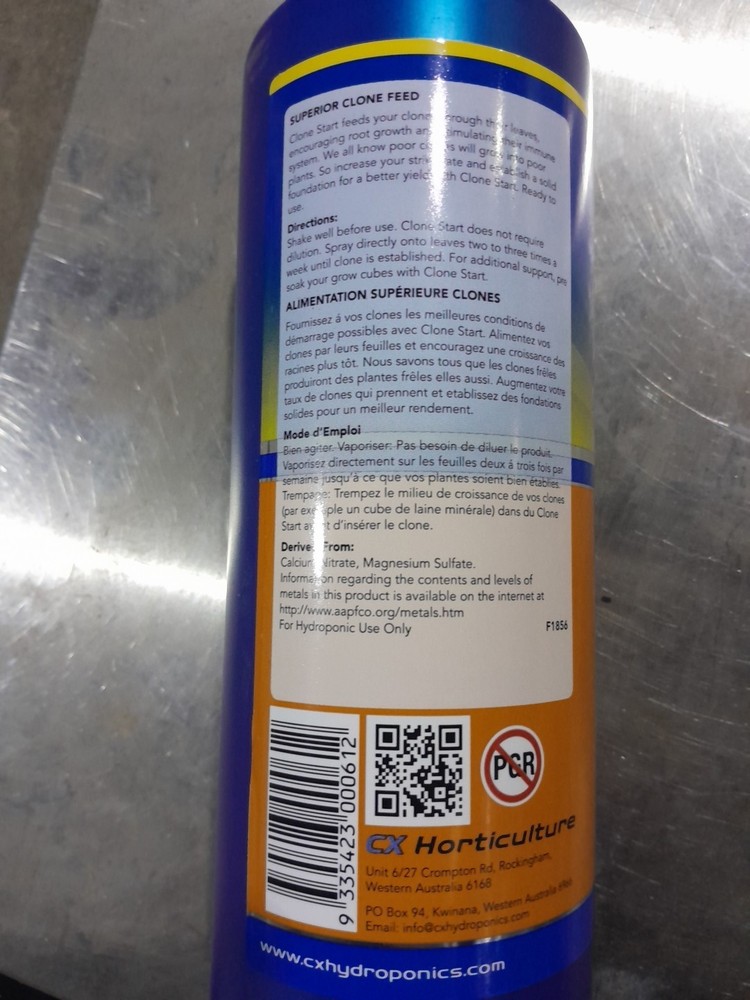CX Horticulture Clone Start / 1 Liter