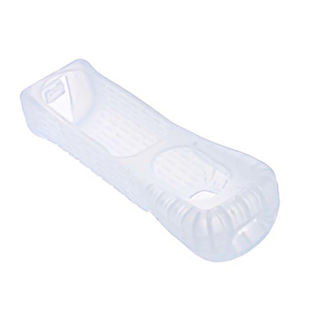 White Silicone Case Cover For Nintendo Wii Remote Controller With Motion Plus E