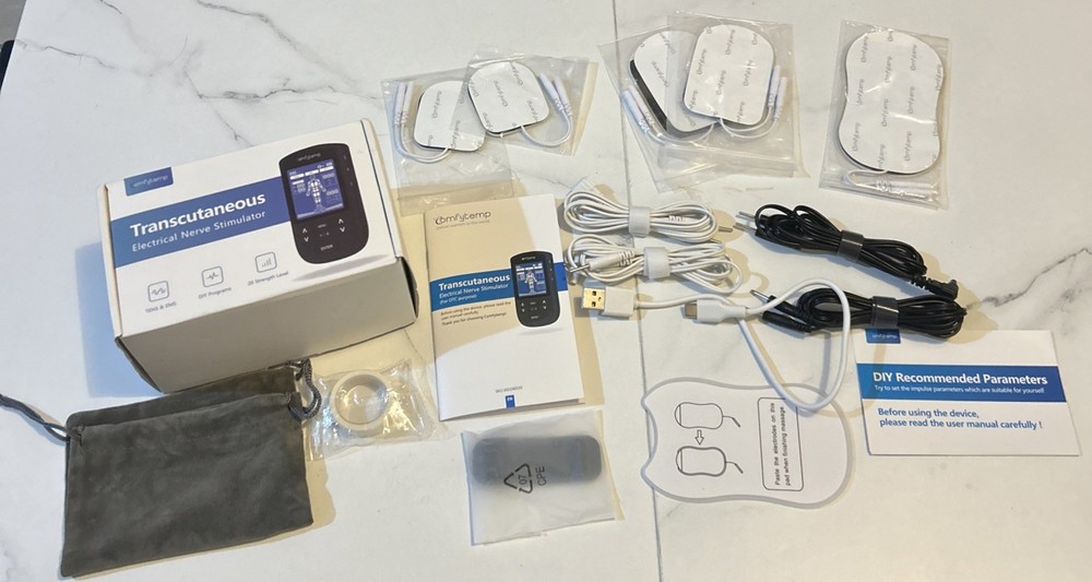 Comfytemp TENS EMS Unit Muscle Stimulator Tested Working w/ Box