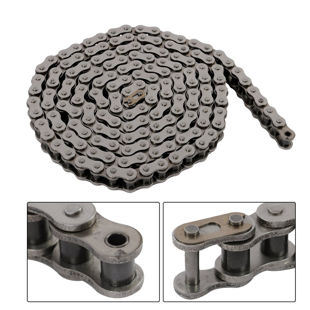 #60H 10 Ft Heavy Duty Roller Chain with 2 Connecting Links