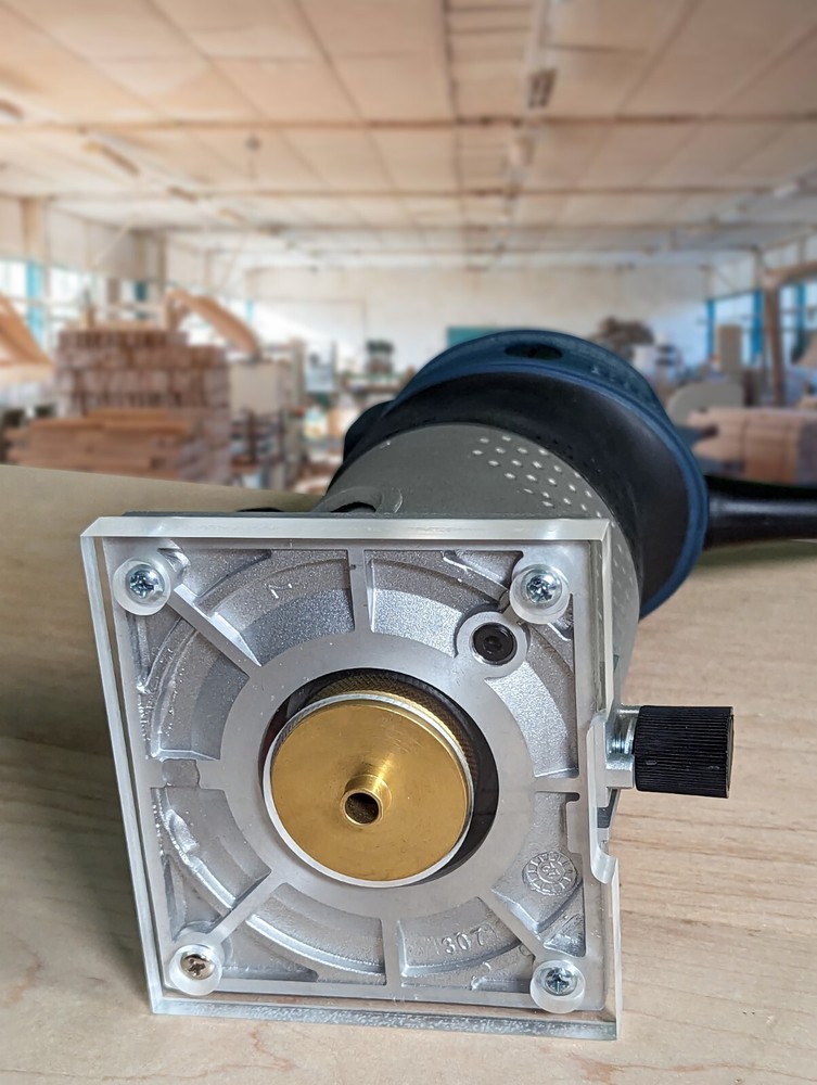 3/8" Thick Router Baseplate Upgrade with Bushing Compatibility for Bosch Colt