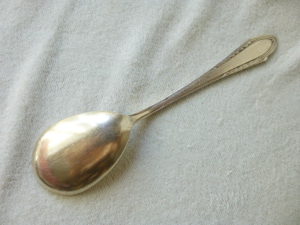 Antique 5.5" 800 Silver Sugar Spoon by Hugo Sandig E.Kittlaus Germany