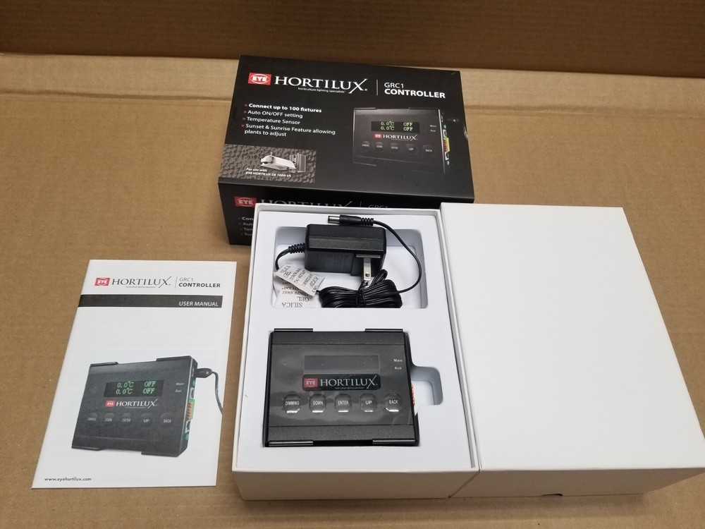 EYE Hortilux GRC1 Grow Room Light Kit Fixture Controller Temperature Sensor NEW