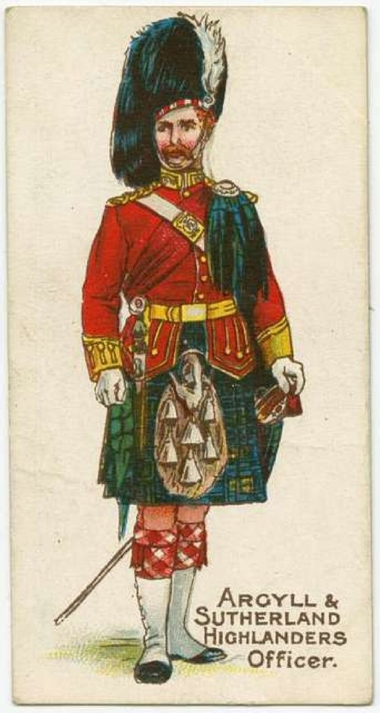 Argyll & Sutherland Highlanders Pre-WWI Scarlet Doublet Original Uniform