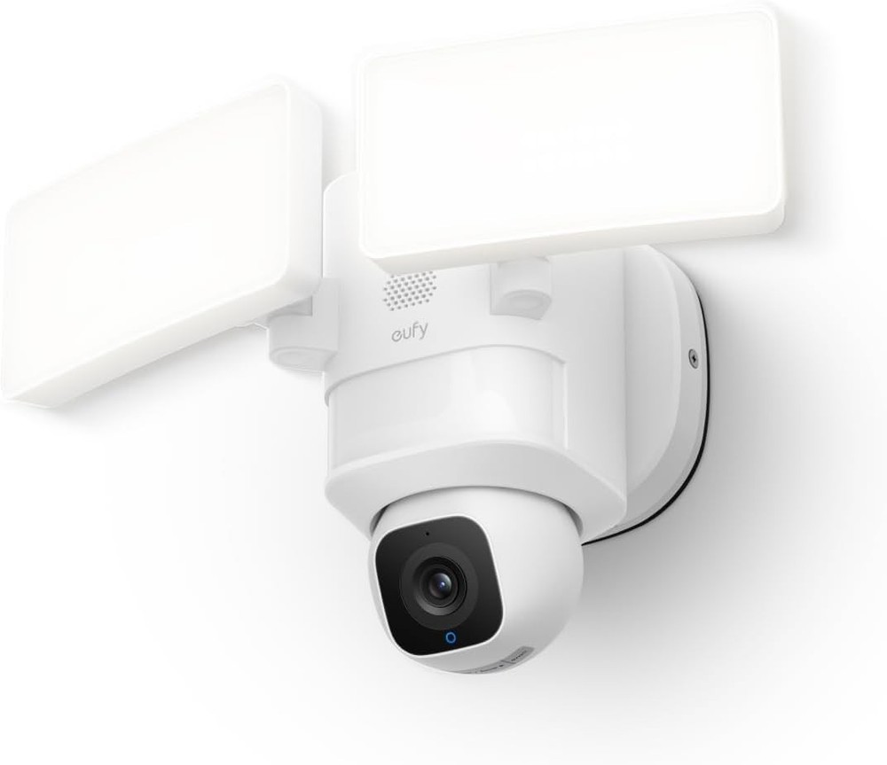 Eufy 360° Coverage Floodlight Camera E30, AI Detection and Tracking, No Monthly