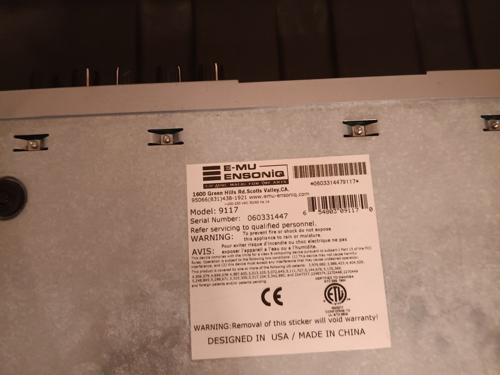 E-MU Vintage Pro Synthesizer