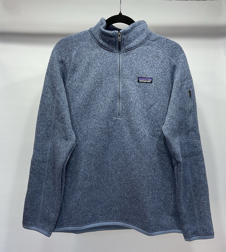 NWT Patagonia Women's Better Sweater 1/4 Zip Barnacle Blue Fleece Pullover