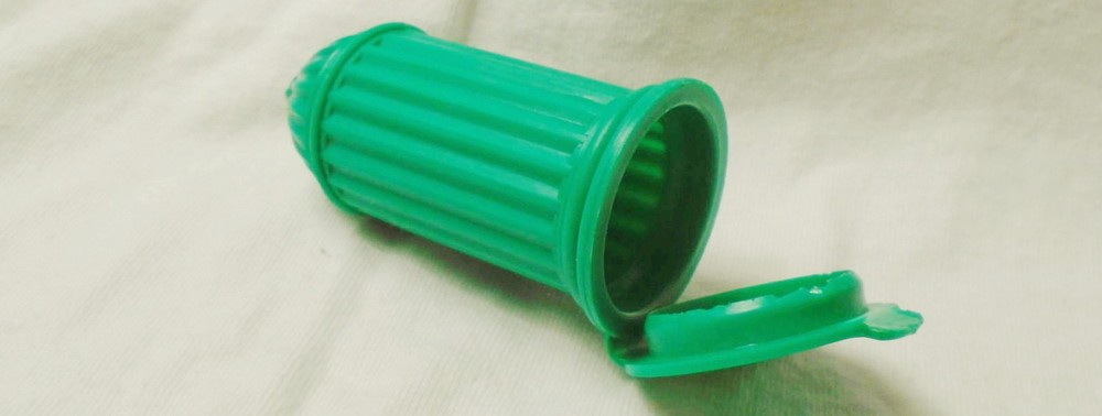 Vintage Fleer Green Fire Hydrant Candy Dispenser Empty