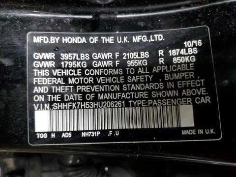 Honda Civic 12V Power Port Socket 2016 2017 2018 2019