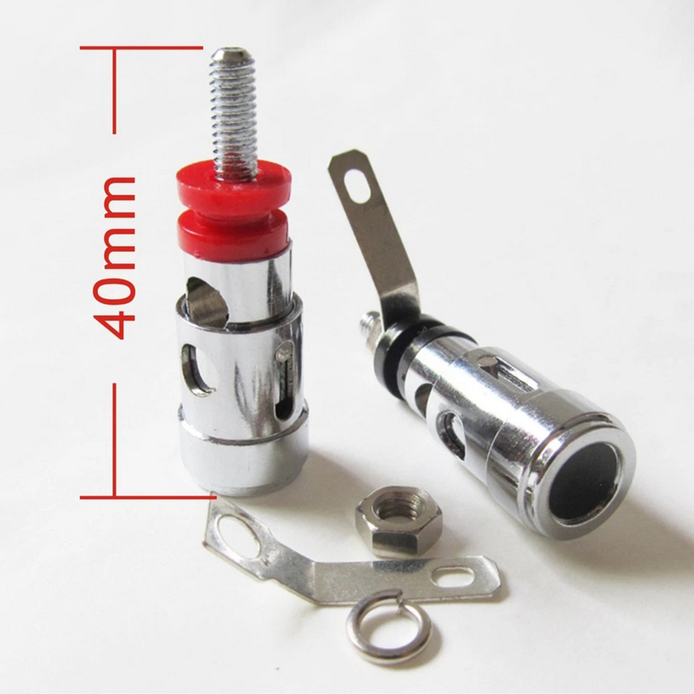 4pcs Speaker Audio AMP Terminal Binding Post Spring Loaded Type Nickel Plated US