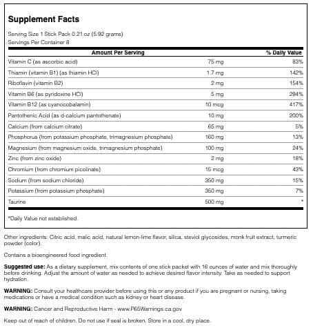Swanson Simply Hydrate Electrolyte Hydration Mix - Lemon-Lime 8 Pkts