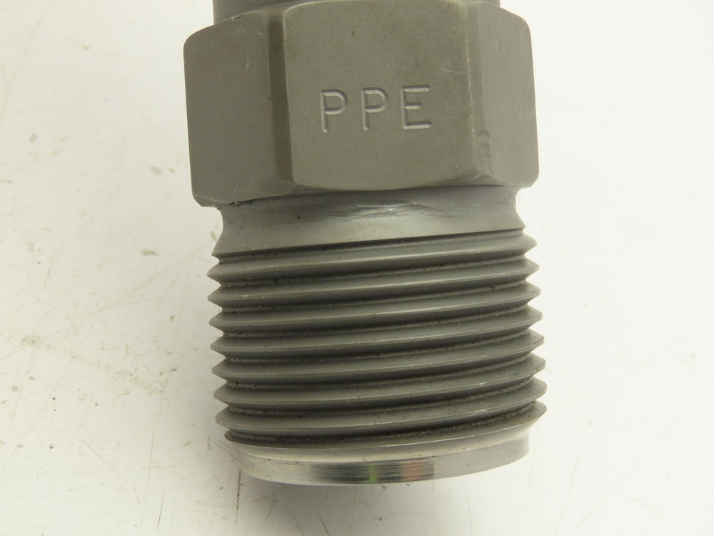 PPE Plastic Process Equipment Injection Molding Nozzle 3/8" Orifice 3/4" Radius
