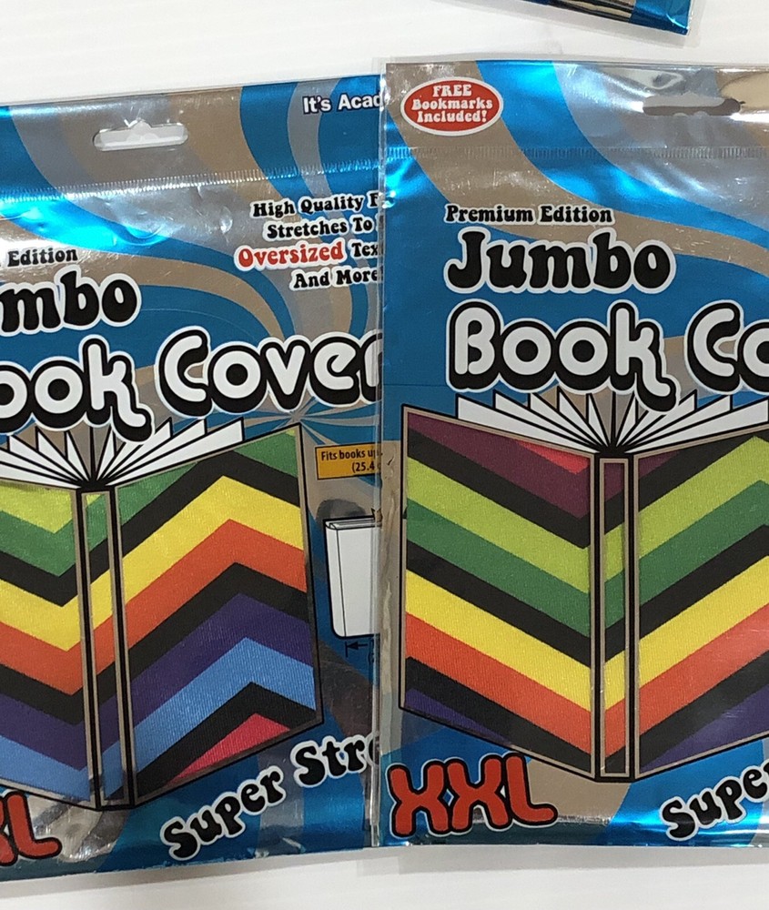 Book Covers XXL Super Stretchy Premium, Edition, Assorted Designs