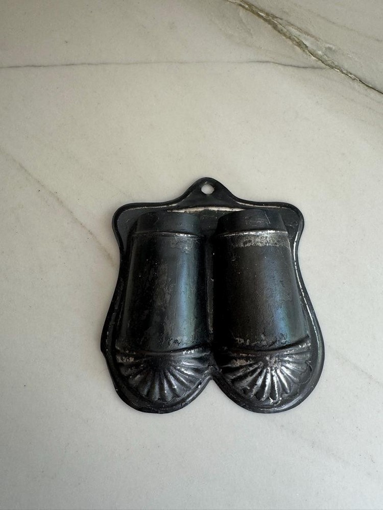 Antique Wall Hanging Match Holder