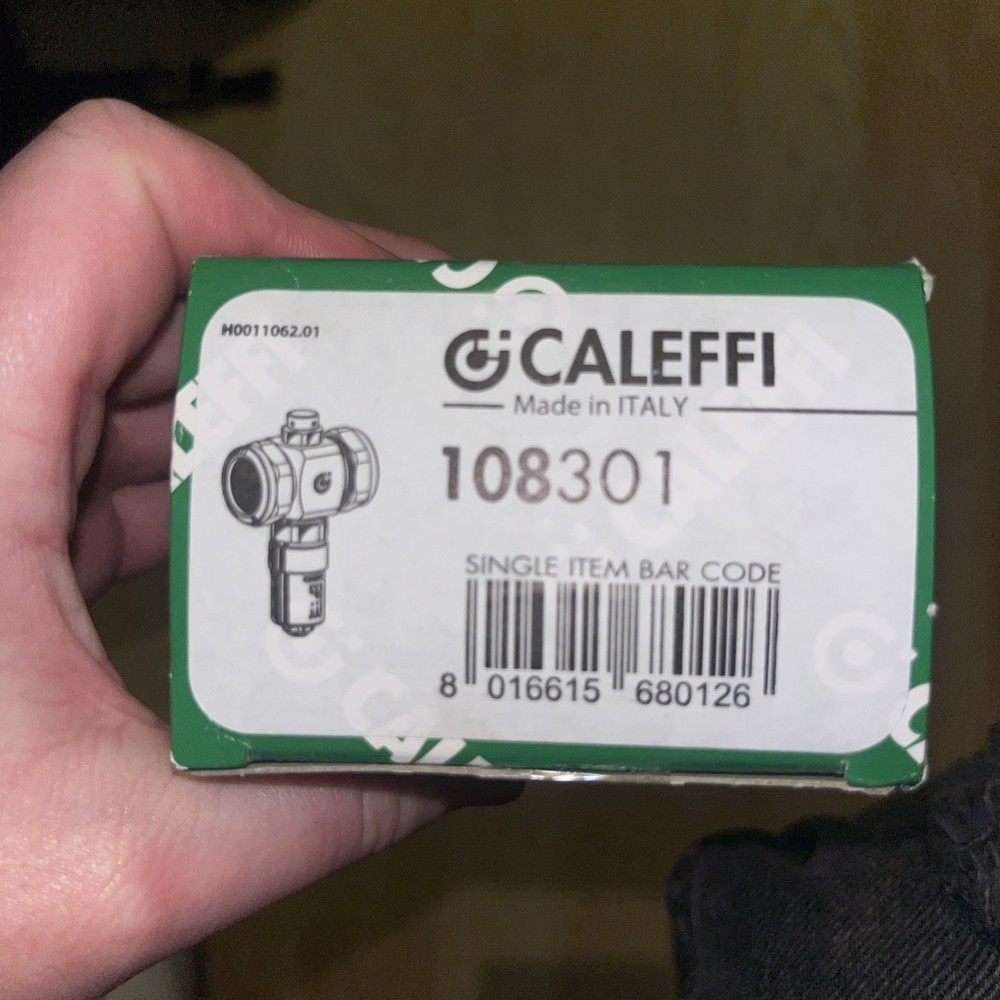 Caleffi iStop 28mm Anti Freeze Valve Air Source Heat Pump 108301