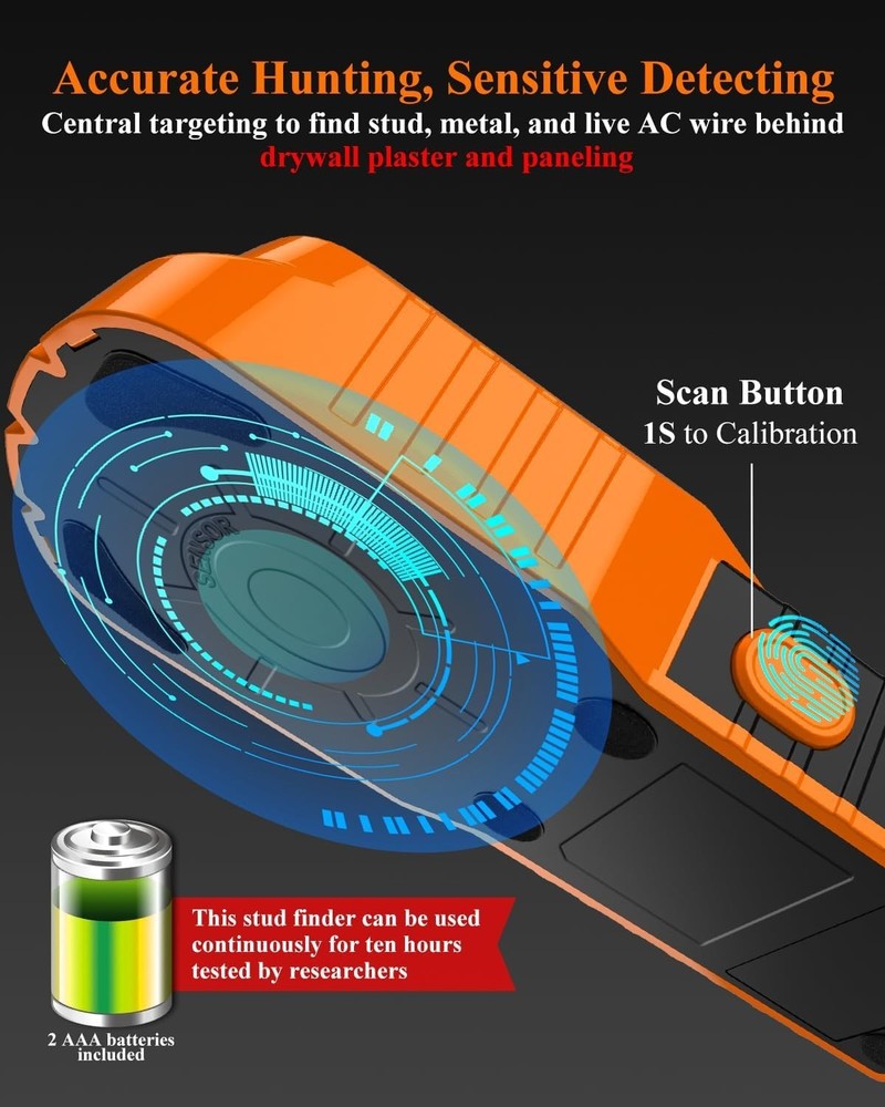 Innovative Wall Scanner with Depth Settings for Precise Home Installations