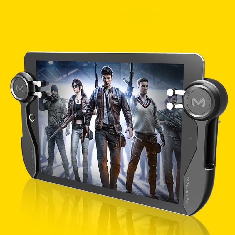 Non-slip Trigger Joystick Game Controller 6 Finger Button For PUBG iPad Tablet c