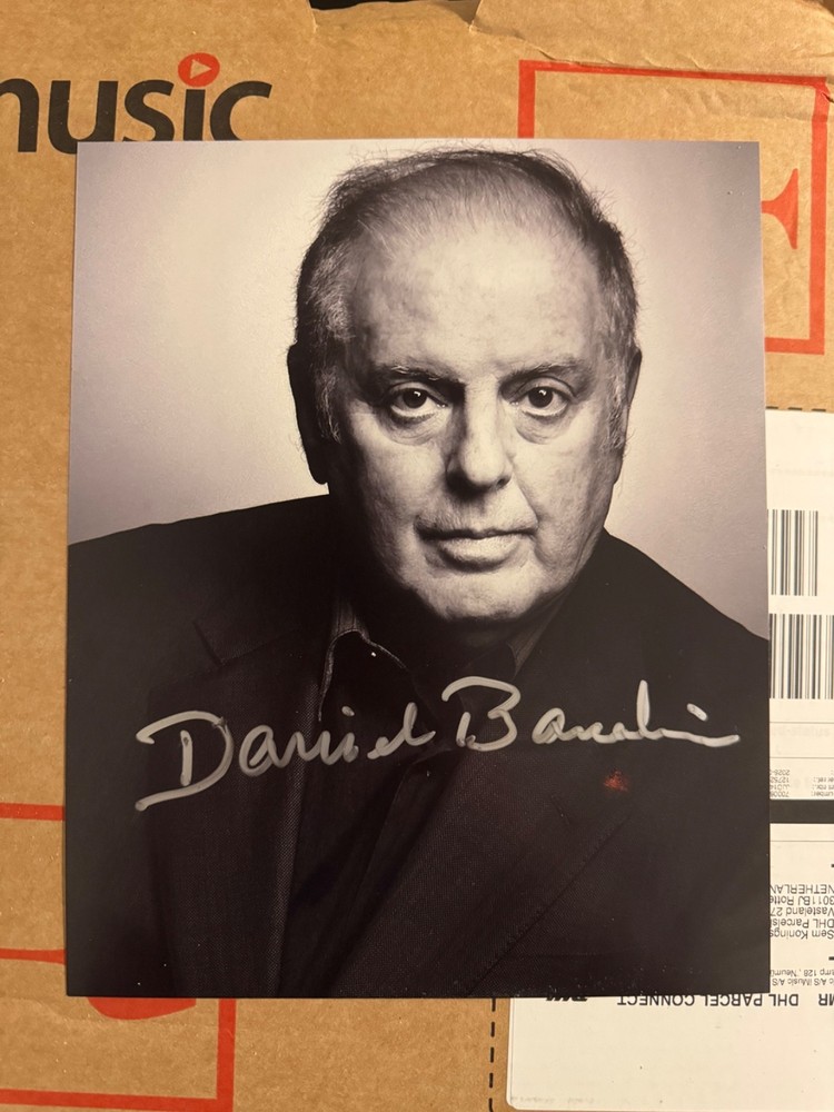 Daniel Barenboim autograph