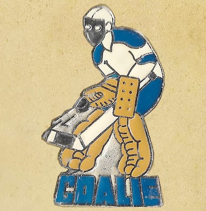 Hockey Goalie Canada Pin Old