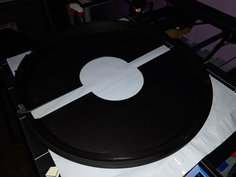 Split Dust Cap for Celestron C14 W/ Hyperstar connects on telescope like cap