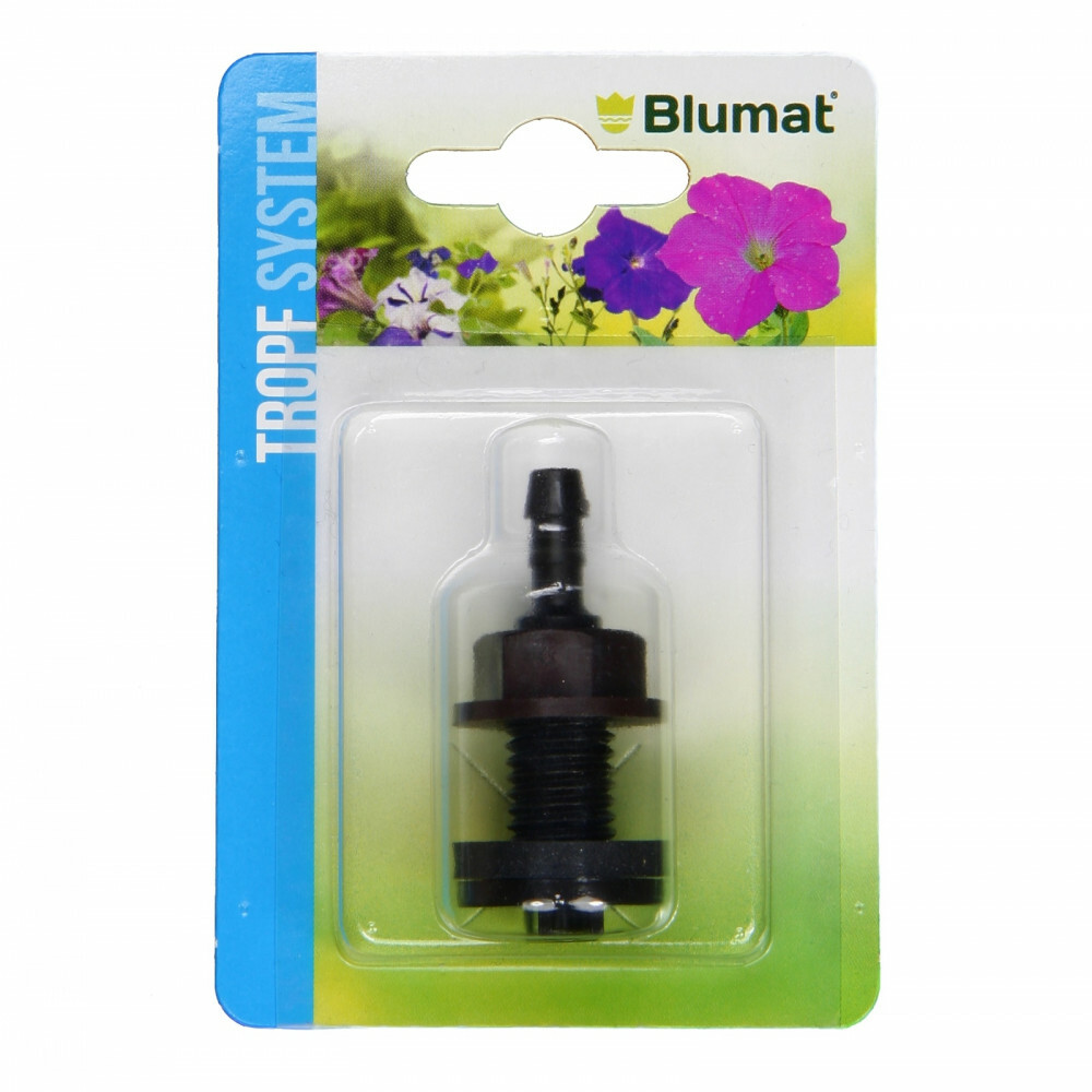 8mm Bulkhead / Through-Hull Tank Connector - Blumat Irrigation Systems