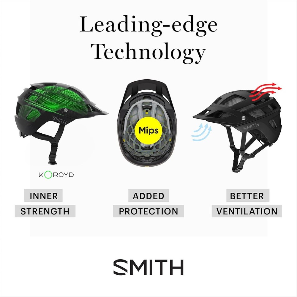 SMITH Forefront 2 MIPS Mountain Cycling Helmet - Matte Amethyst/Bone | Small