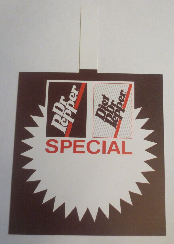 3 DIfferent Dr Pepper Store Price Tags