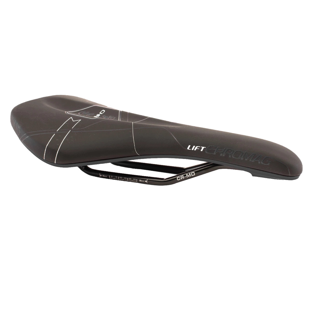 Chromag Lift Saddle, Synth Top, CrMo Rails - Black/Gray