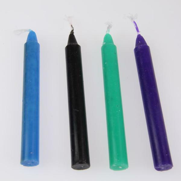 Mixed Colours Spell Candles 12 Pack