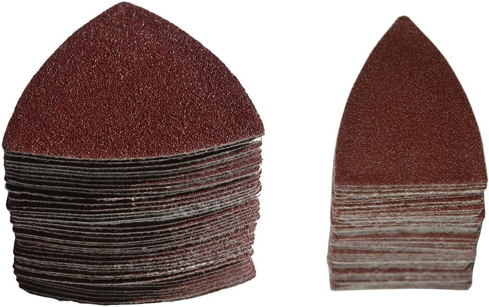 105 Pcs Triangle & Finger Sanding Pad Set for Oscillating Tools - Lightweight
