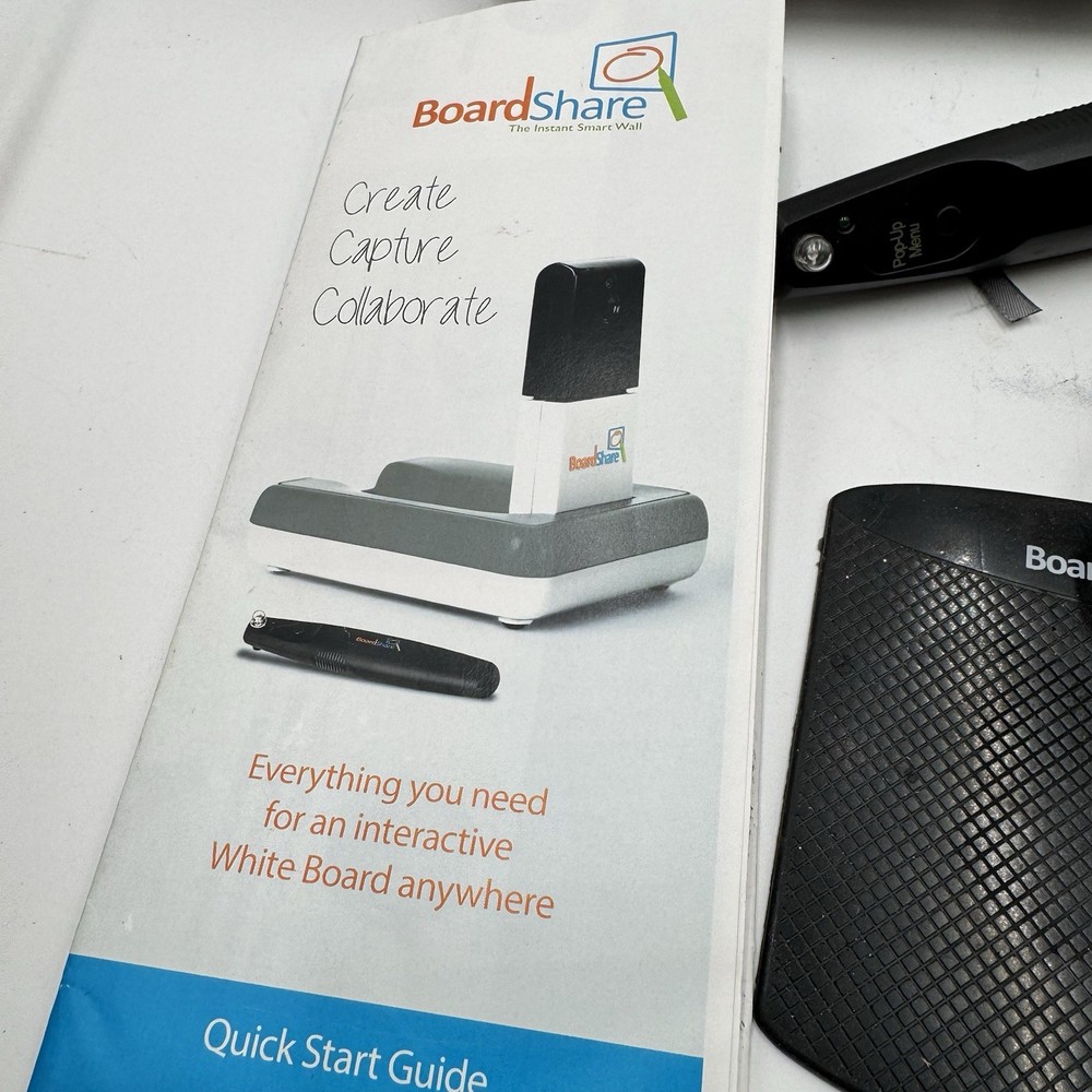 Untested BoardShare Smart Wired Interactive Whiteboard Device -Read
