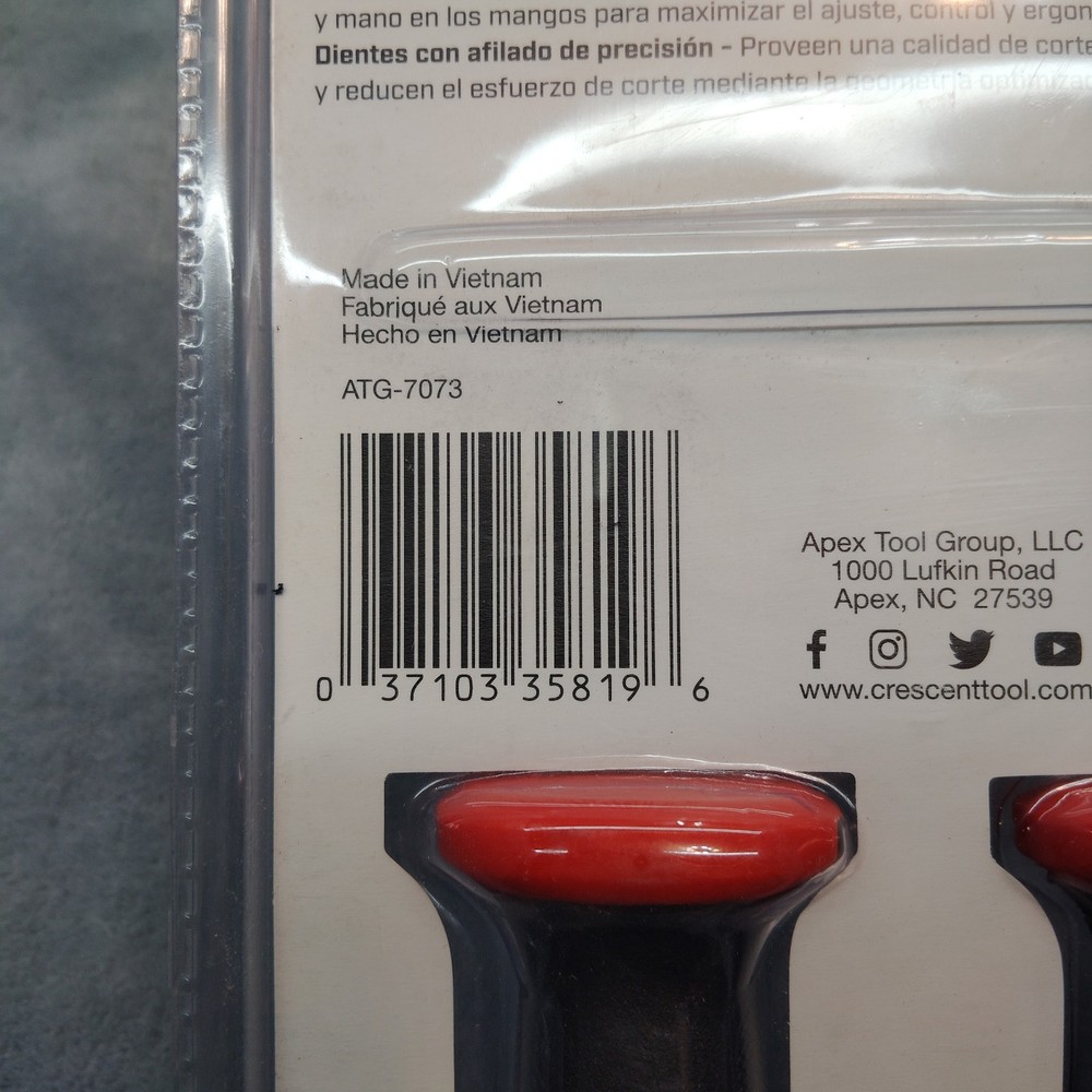 5 Pack Crescent 6” Drywall Jab Saw Set With Sharpened Tip - 5 Tools