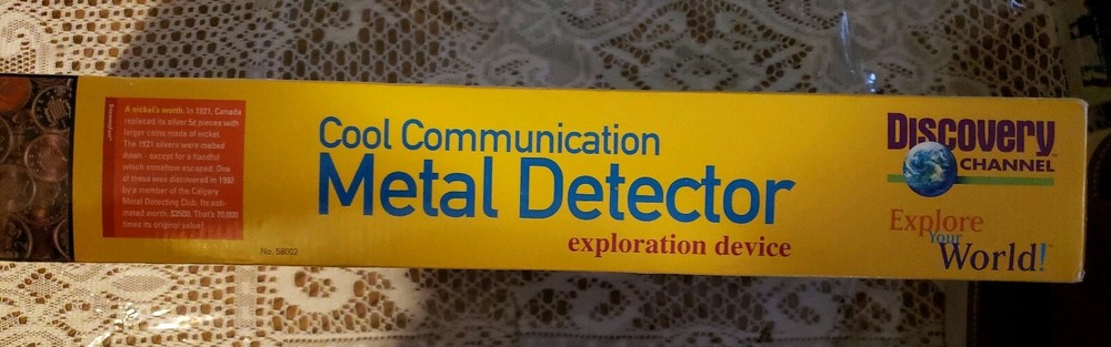 New Discovery Channel Cool Communication Metal Detector Handheld Full Size
