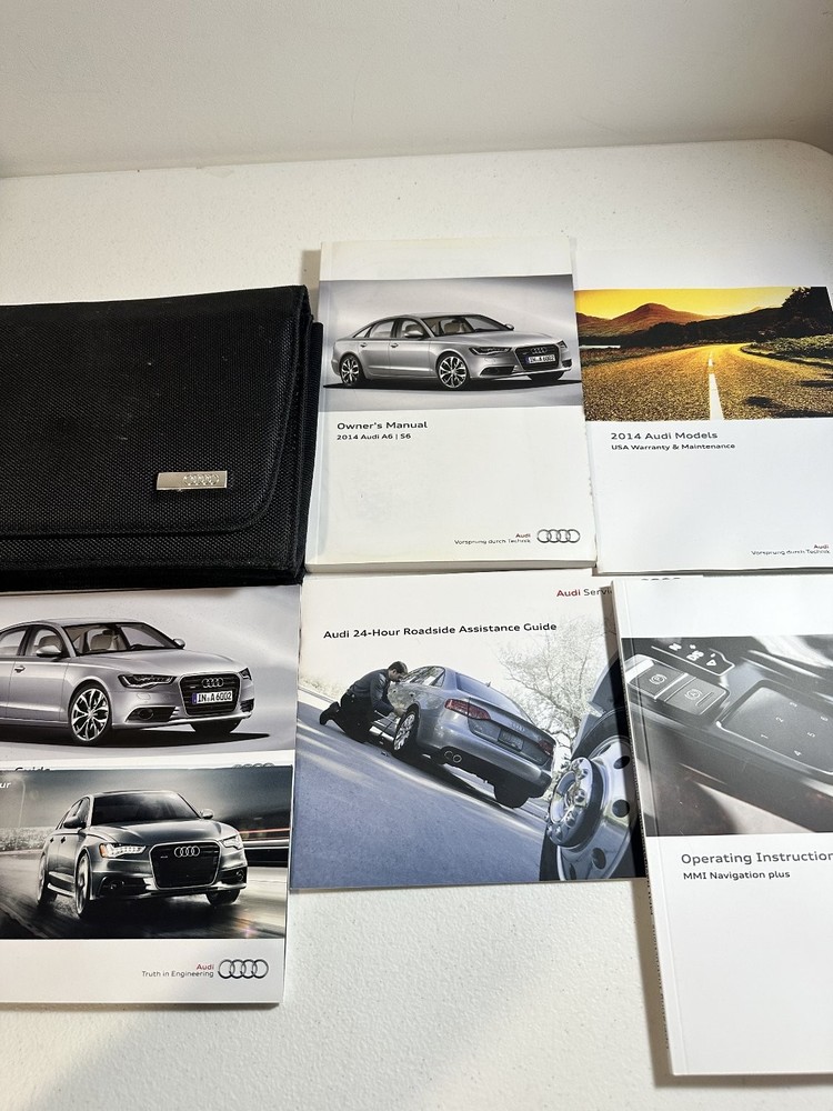2014 Audi A6 S6 Owner's Manual Set