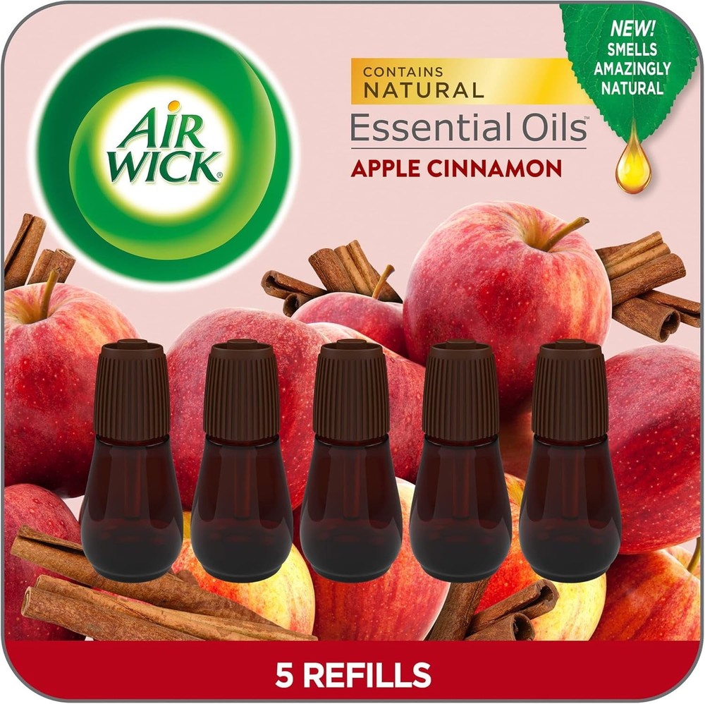 Air Wick Essential Mist Oils Diffuser Air Freshener Refills, Cinnamon