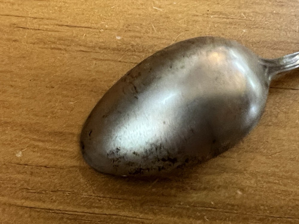 Spokane Washington Figural Corn Sterling Silver Souvenir Spoon