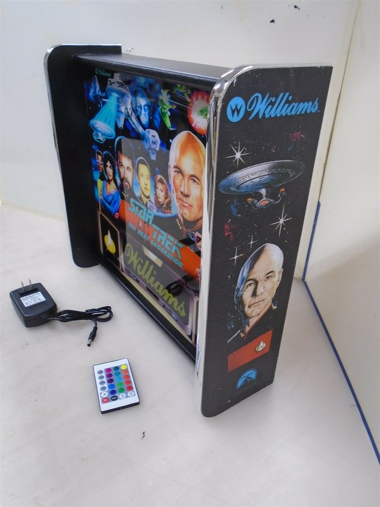 Williams Star Trek Next Generation Pinball Head LED Display light box