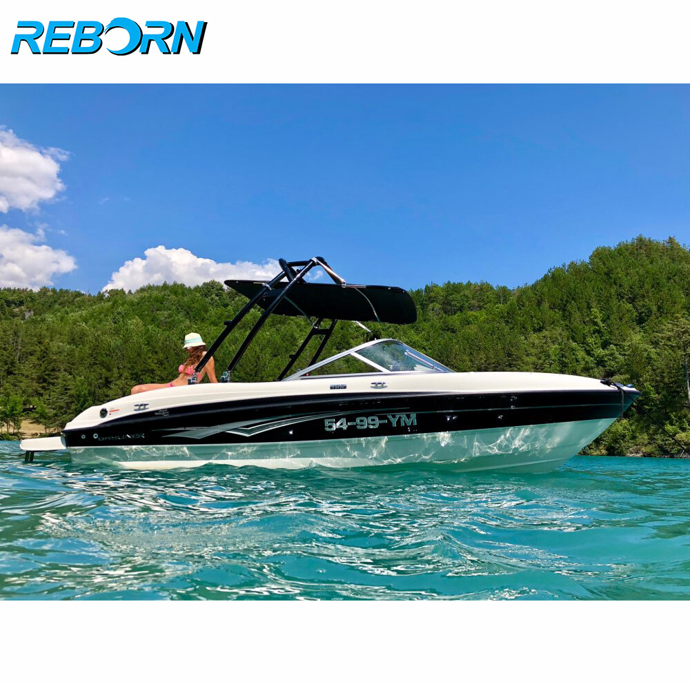 Reborn Launch Forward-facing Wakeboard Tower Black | Fast Install & Fold Down