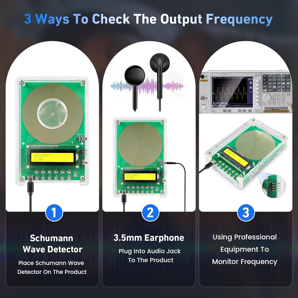 Frequency Generator for Healing with Protective Gift Box & User-Friendly Design