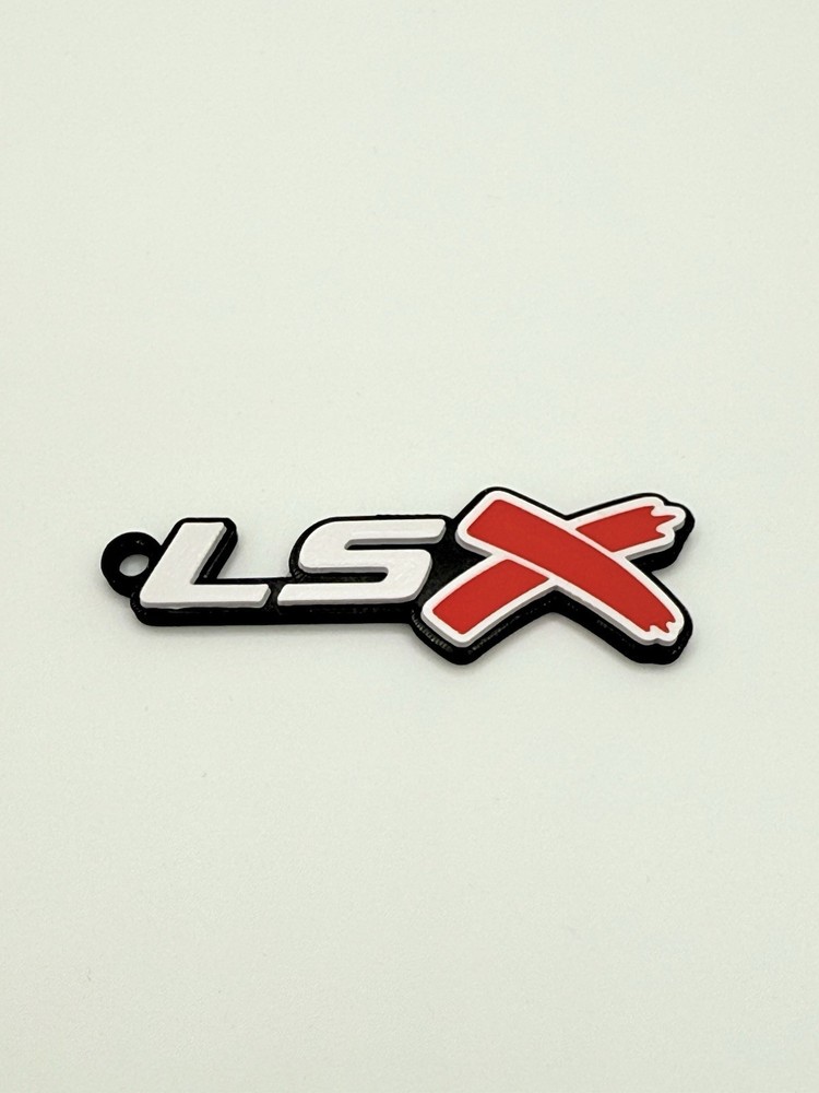 LSX 3D Keychain Chevy GM Performance Engine Logo – LS Swap Accessory