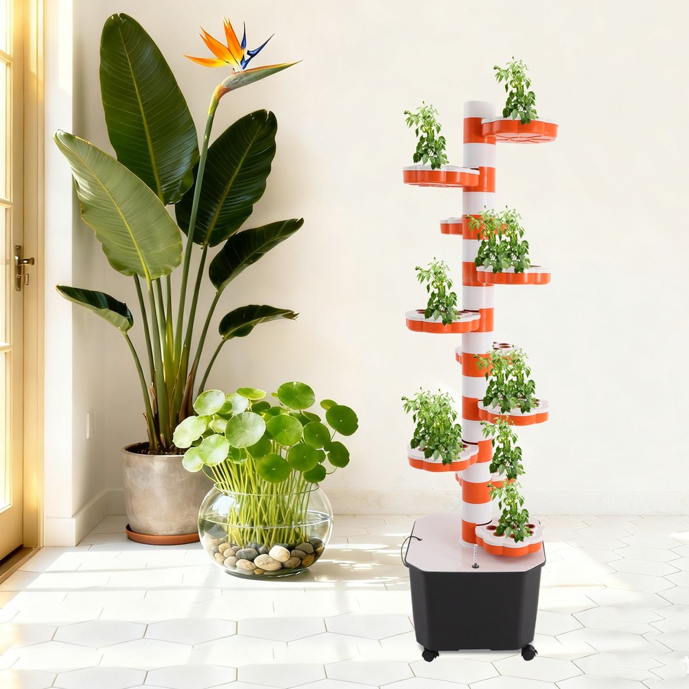 Hydroponic Grow Tower Vertical Hydroponic Planter with Time Soilless Device Set