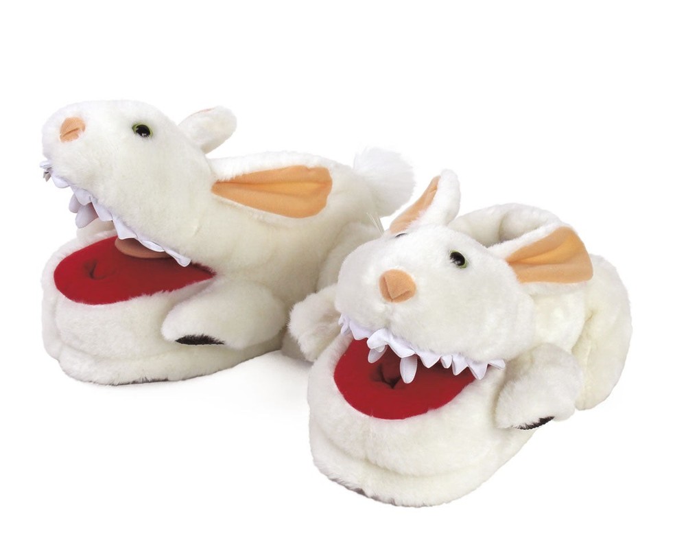 Monty Python Killer Rabbit Slippers -ONE SIZE- Women's 9-12 / Men's 7.5 -10.5